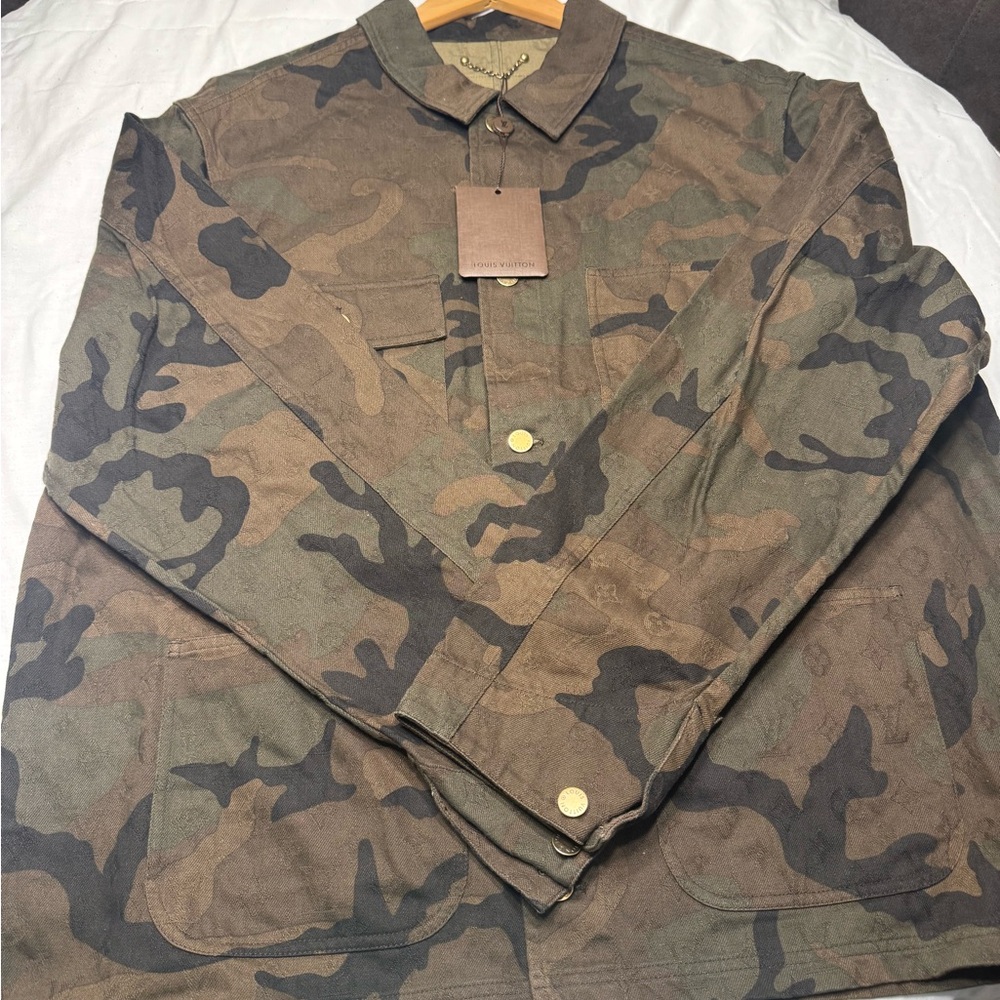 Louis Vuitton x Supreme Camo Jean Jacket